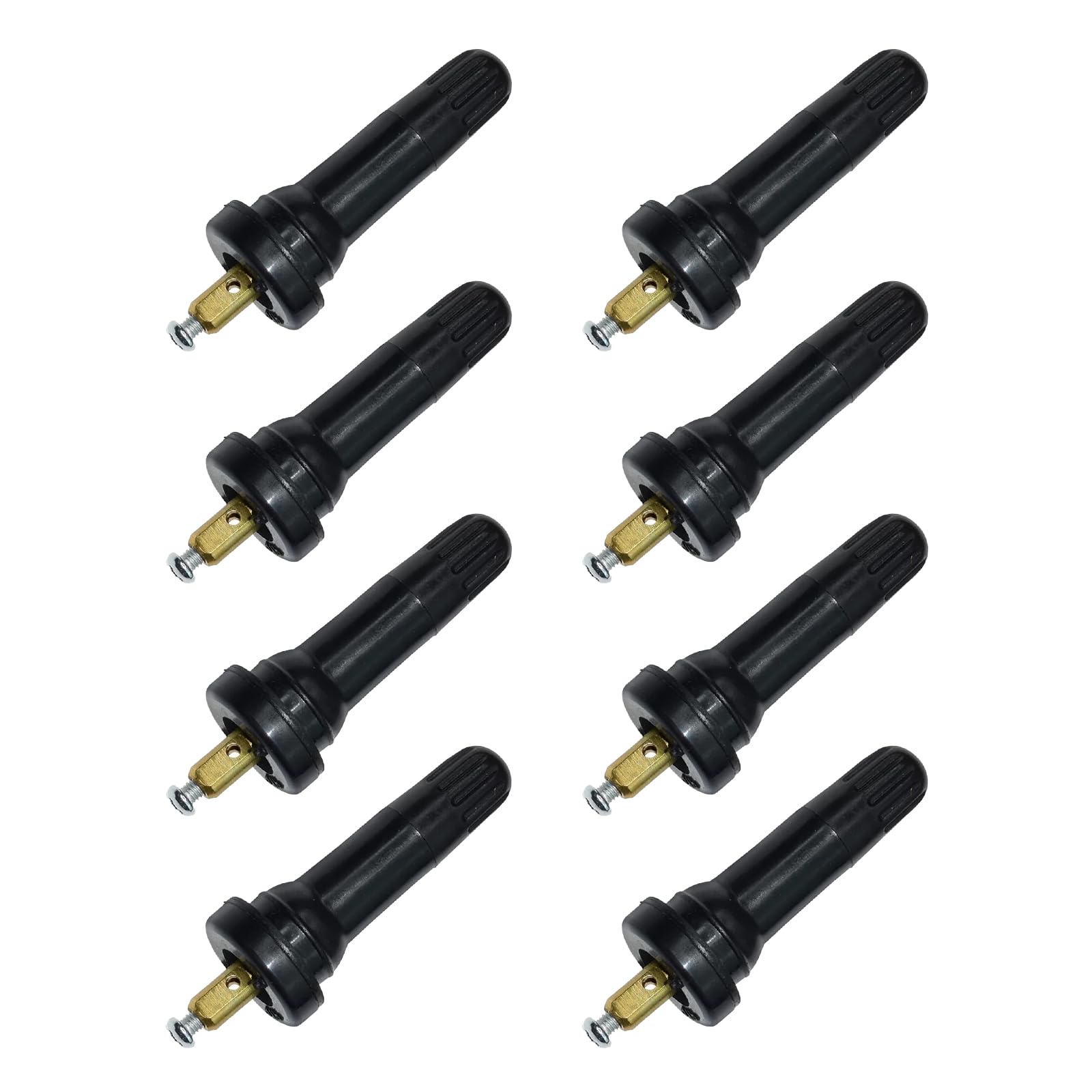 GUTERTOP 8 Stück Ventil für Schrader Sensor, Gummiventil Ersatz Schrader, Reifendrucksensor Reifendruckkontrollsystem Reifen Ventilstämme TPMS Sensor Ventilschaft Ventileinsätze für Auto von GUTERTOP