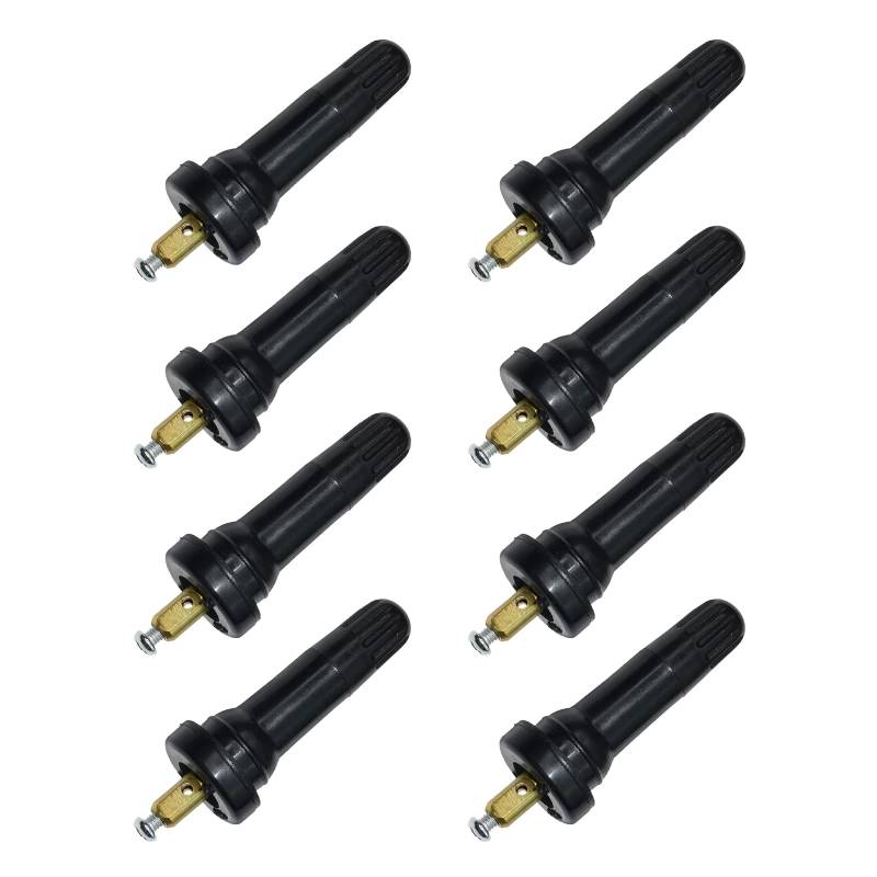 GUTERTOP 8 Stück Ventil für Schrader Sensor, Gummiventil Ersatz Schrader, Reifendrucksensor Reifendruckkontrollsystem Reifen Ventilstämme TPMS Sensor Ventilschaft Ventileinsätze für Auto von GUTERTOP