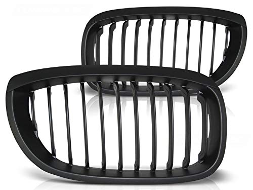 Frontgrill kompatibel mit BMW 3er E46 2003 2004 2005 2006 Coupe Cabrio Front Central Grill Sport GV-95 Front Sport Ersatz Nieren Kühlergrill Schwarz von GV-ZONE