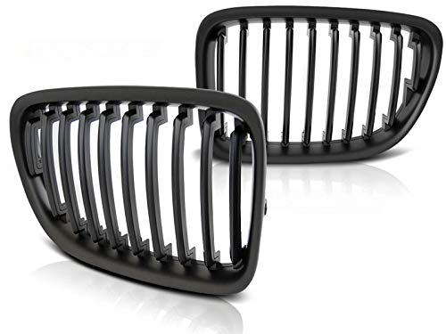 Frontgrill kompatibel mit BMW X1 E84 2009 2010 2011 2012 SUV Front Central Grill Sport GV-134 Front Sport Ersatz Nieren Kühlergrill Schwarz Matt von GV-ZONE