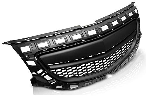 Frontgrill kompatibel mit Opel Insignia 2008 2009 2010 2011 2012 Limousine Kombi Schrägheck Front Zentralgrill Sport GV-234 Kühlergrill Sport Schwarz Matt von GV-ZONE