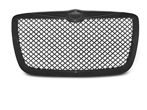 Kühlergrill vorne kompatibel mit Chrysler 300 C 2004 2005 2006 2007 2008 2009 2010 2011 Front Central Grill Sport GV-184 Kühlergrill Sport glänzend schwarz von GV-ZONE