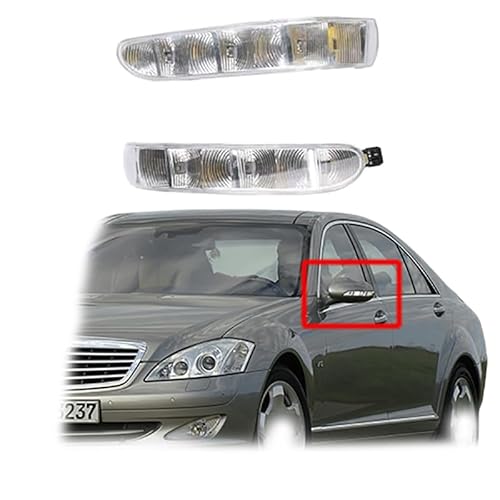 GWENP Spiegelblinker, für Mercedes-Benz W220 W215 S CL Class CL500 S500 S600 2003-2006 Spiegel Blinker Seitenblinker Blinkleuchte,Left Side von GWENP