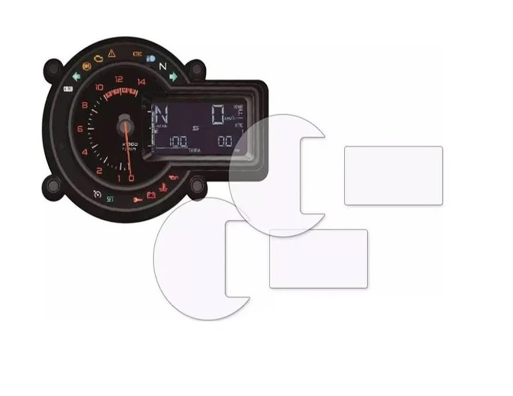 Tacho Schutzfolie Motorrad Dashboard Screen Protector Cluster Film Für Ka&wasaki NI&NJA H2 SX 2018-2021 H2R Für Ver&sys 1000 2019-20 von GWSKLFNCV