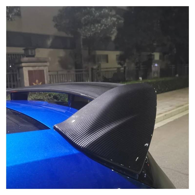 Auto Heckspoiler Für Ford Für Focus MK4 RS ST Linie 2019 2020 2021 2022 Heckspoiler Flügel ABS Hinten Stamm Spoiler Auto Schwanz Flügel Auto Heckflügel(Carbon Fiber) von GXFCASE