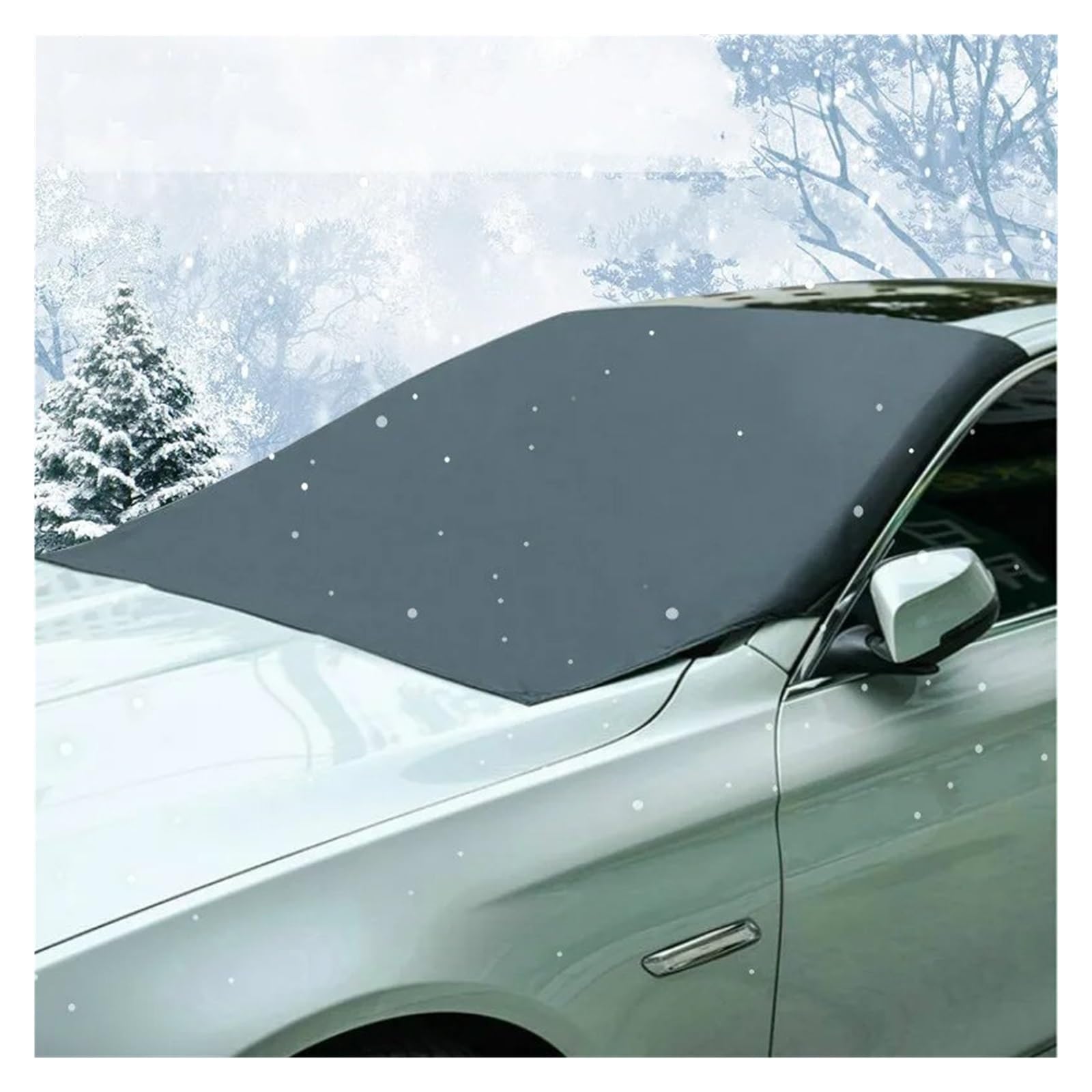 Auto Sonnenschutz Auto-Windschutzscheiben-Schnee-Sonnenschutz, wasserdichte Schutzabdeckung, magnetischer Sonnenschutz für Autos, Auto-Frontscheibenabdeckung Auto Fenster Sonnenschutz von GXFCASE