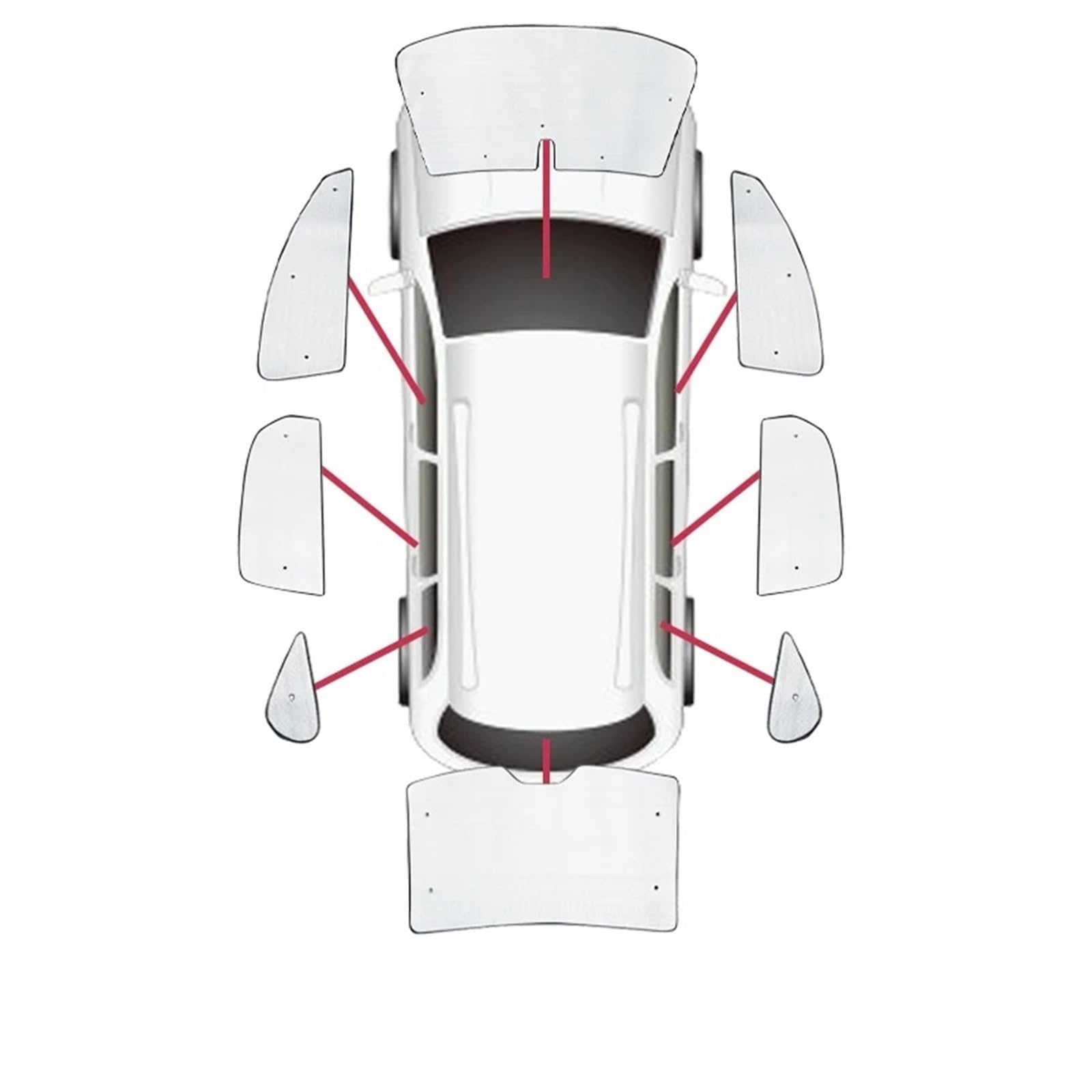 Auto Sonnenschutz Für Chery Für Omoda 5 Für Chirey C5 2022-2024 Anti-UV-Sonnenfensterabdeckung Windschutzscheibenfenster-Sonnenschutz Auto-Vollabdeckungsvisier Auto Fenster Sonnenschutz(All Sunshades) von GXFCASE