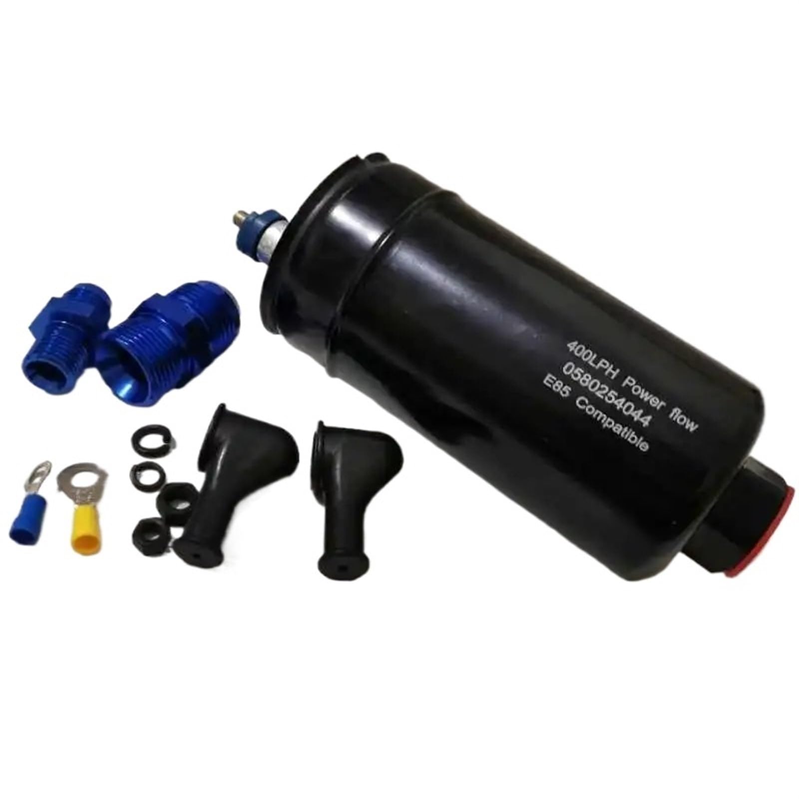 Benzinhahn Unterdruck Für EFI Für 400LPH Inline Externe Kraftstoff Pumpe 0580254044 0580 254 044 E85 Motorrad Kraftstoff Swtich Pumpe Benzinhahn Schalter von GXFCASE