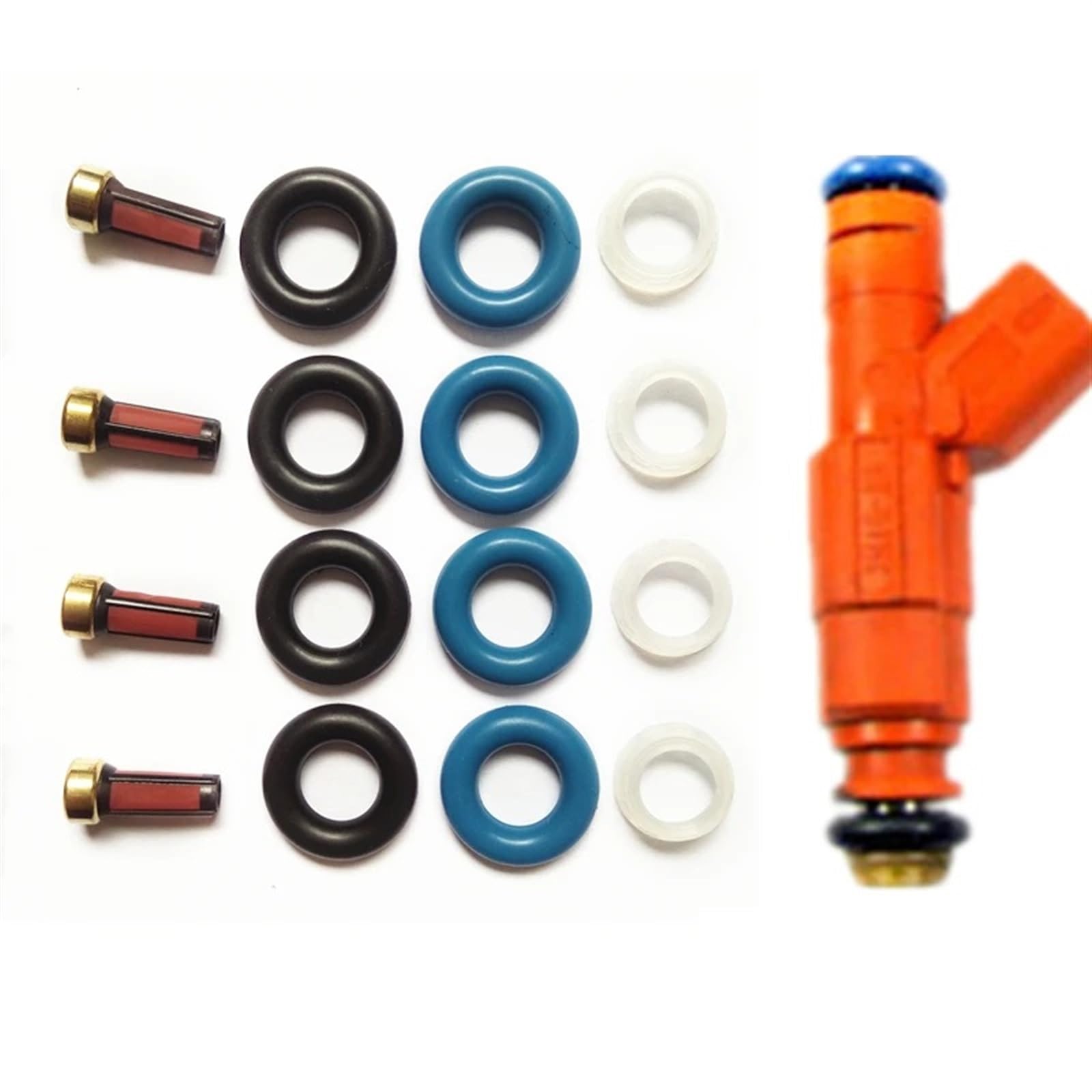 Einspritzventil Injektor 4kits Einspritzdüsen-Reparatursätze Für Mazda 6, Teilenummer 0280156154 0586156156 Einspritzventil von GXFCASE