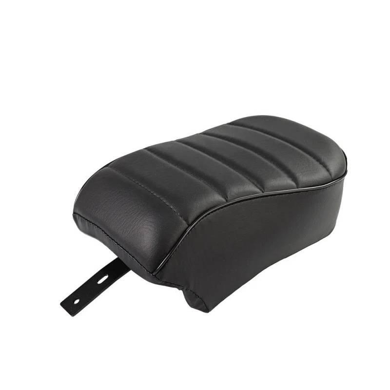 Für Sportster Iron 883 XL883N 2016-2022 Motorrad Schwarz Hinten Passagier PU Leder Sitz Sozius Kissen Motorrad Sitzbank von GXFCASE