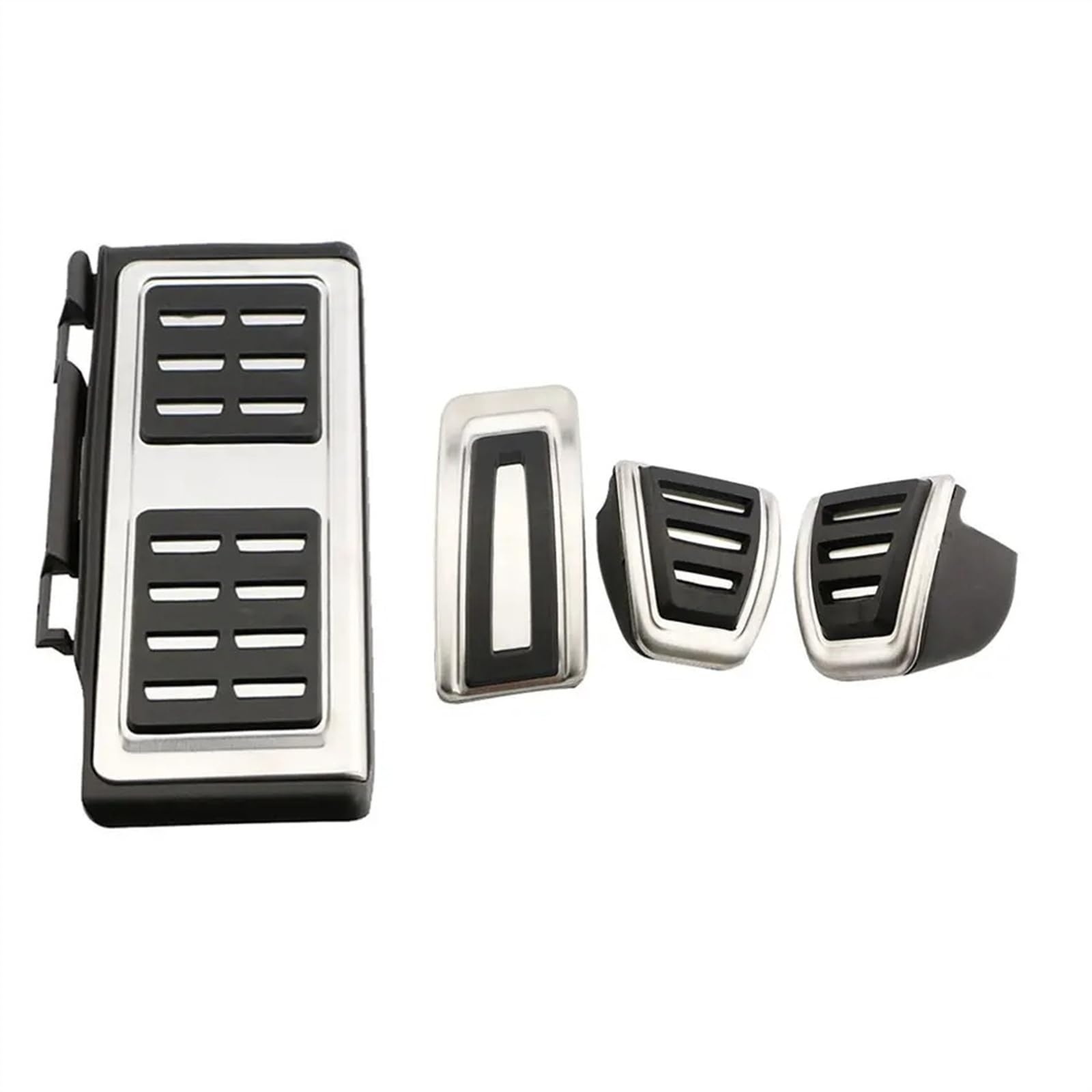 Pedalkappen Für Seat Für Leon 5F MK3 Auto Auto Pedale Fuß Kraftstoff Bremse Kupplung Abdeckung Pedalauflage(MT with Rest Pedal) von GXFCASE