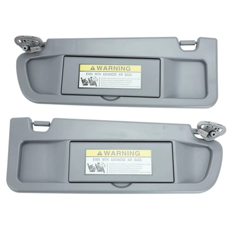 Sonnenblende Für Civic 2006-2011 Sonnenblenden Fahrerseite Beifahrerseite Links Rechts Seite 83230-SNA-A01ZB Auto Sonnenblende Schatten Auto Innenseite Sonnenblende(Warm Gray 1 Set) von GXFCASE