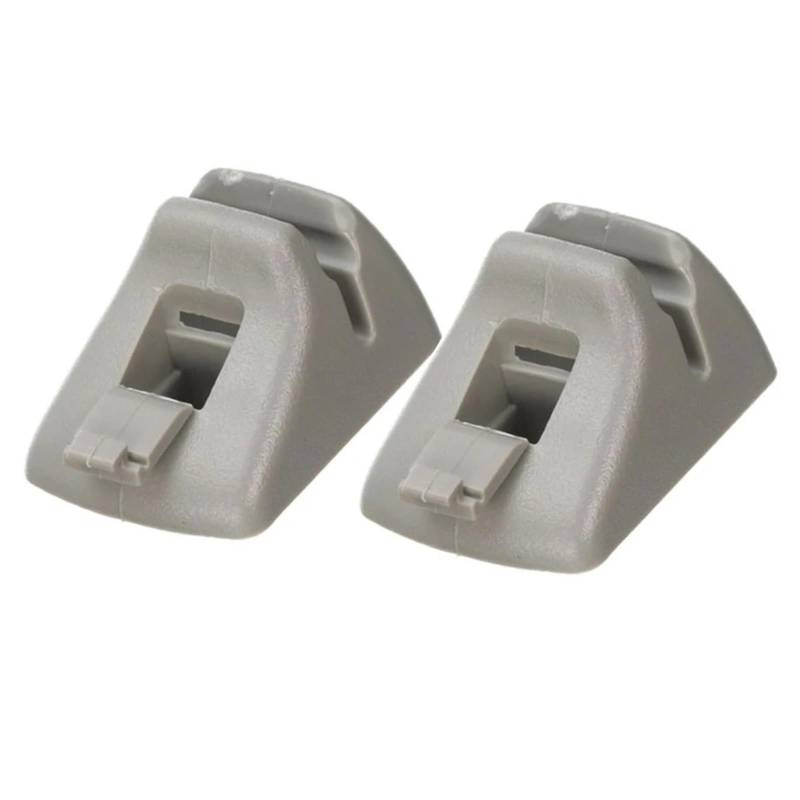 Sonnenblende Für Ford Für Focus 2000 2001 2002 2003 2004 Grau Sonnenblende Retainer Clip YS4Z-5404132-AAA YS4Z5404132AAA 1Pc/2Pcs Auto Innenseite Sonnenblende(2 Pieces) von GXFCASE