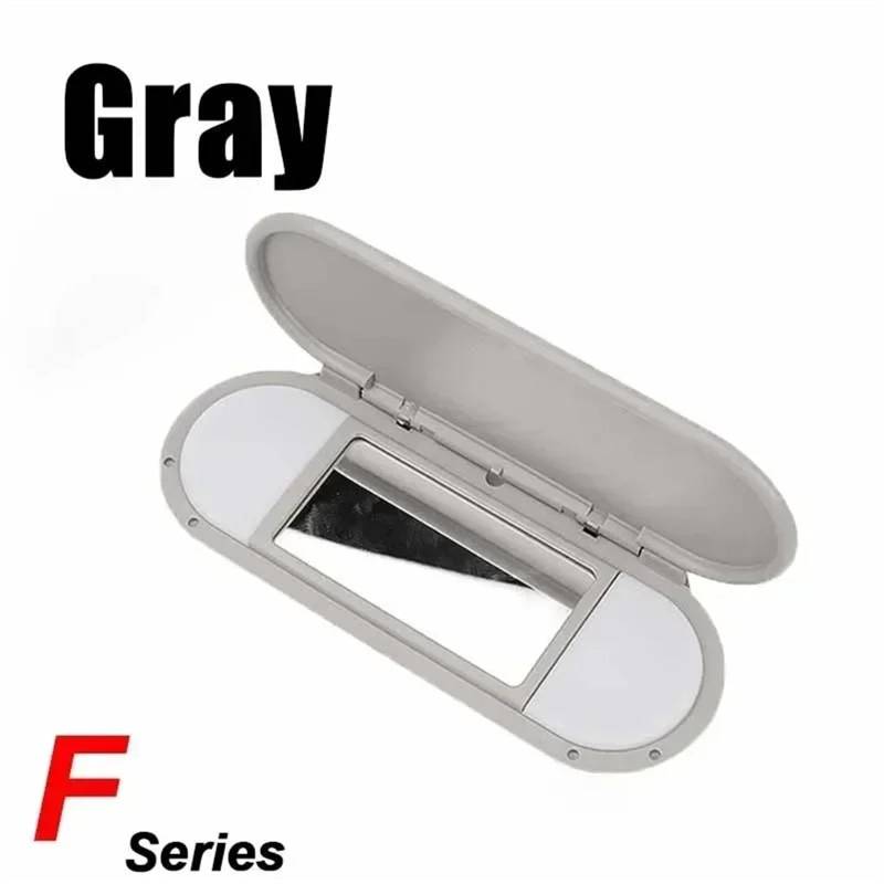 Sonnenblende Für Mini R50 R56 2007-2014 F55 F56 F60 Auto Sonnenblende Spiegel Abdeckung Make-Up Spiegel Abdeckung Werkzeuge Auto Innenseite Sonnenblende(F-Gray) von GXFCASE