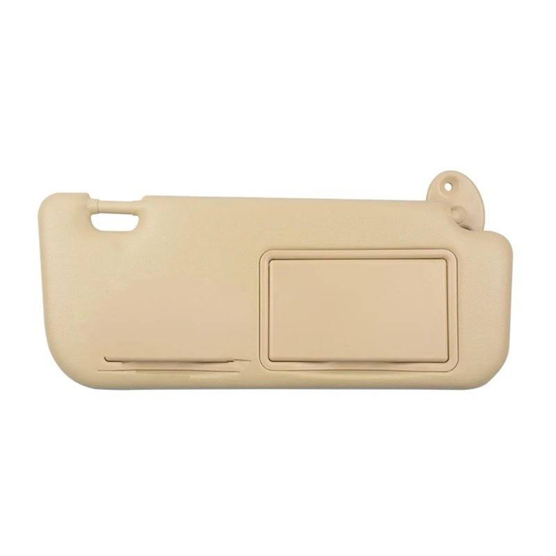 Sonnenblende Für Toyota Für Corolla E160 E170 2014 2015 2016 2017 Auto Vorne Links/Rechts Sonnenblen Panel Sonnenblen Mit Make-Up Spiegel Ersatz Auto Innenseite Sonnenblende(Beige Right) von GXFCASE