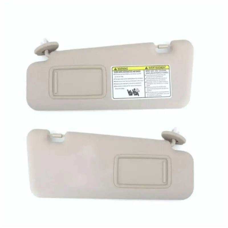 Sonnenblende Für Toyota Für Highlanr 2008 2009 2010 2011 2012 2013 Auto Sonnenblen Linke Seite Rechte Seite Grau Beige Fahrer Beifahrerseite Auto Innenseite Sonnenblende(A Pair of Beige) von GXFCASE