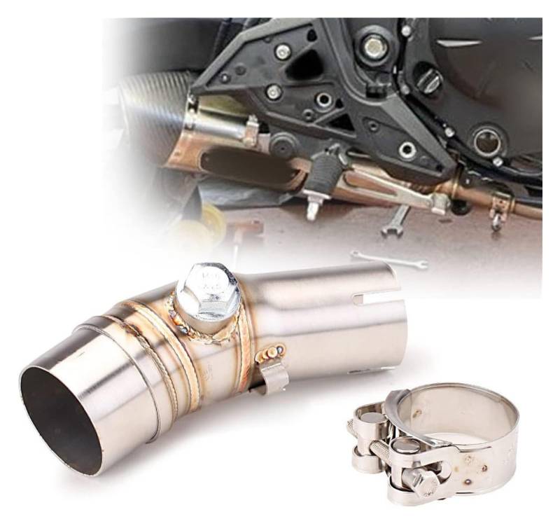 Auspuff Schalldämpfer Für K&awasaki Für Ninja650R Z650 Für VER&SYS 650 Für Ninja 650 2012-2020 Motorradauspuffrohr Schalldämpfer Escape Front Link Mid von GXSAI