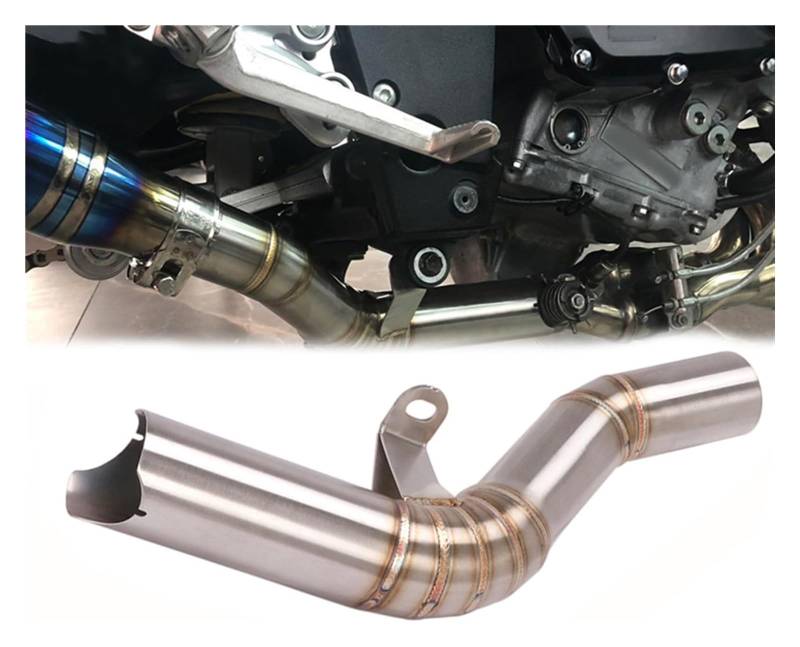 Auspuff Schalldämpfer Für S&uzuki GSXR 600 750 K8 K9 L1 GSXR750 GSXR600 2008 2009 2010 Motorradauspuff Escape Moto Mid Pipe Connect Schalldämpfer von GXSAI