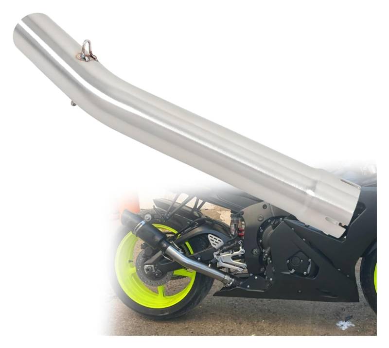 Auspuff Schalldämpfer Für Y&amaha YZF R6 YZF-R6 1998-2005 Motorradauspuff Motorradauspuff Escape Modifiziertes Mid Link Pipe Moto Schalldämpfer von GXSAI