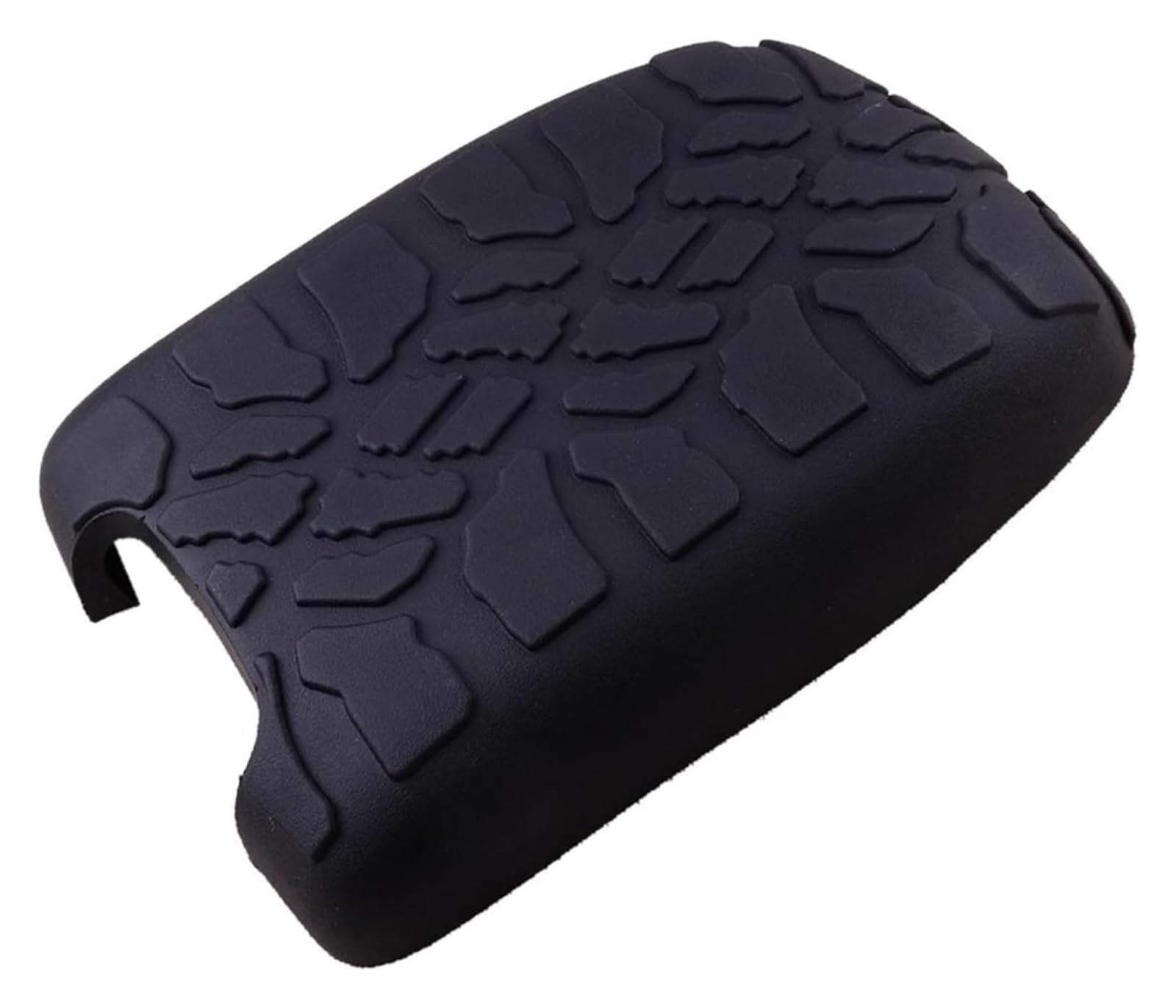 Auto Mittelarmlehne Abdeckung Für Jeep Für Wrangler JK JKU 2012-2017 Stilvolles Und Rutschfestes Schwarzes Gummi-Armlehnenpolster Für Die Mittelarmlehne von GXSAI