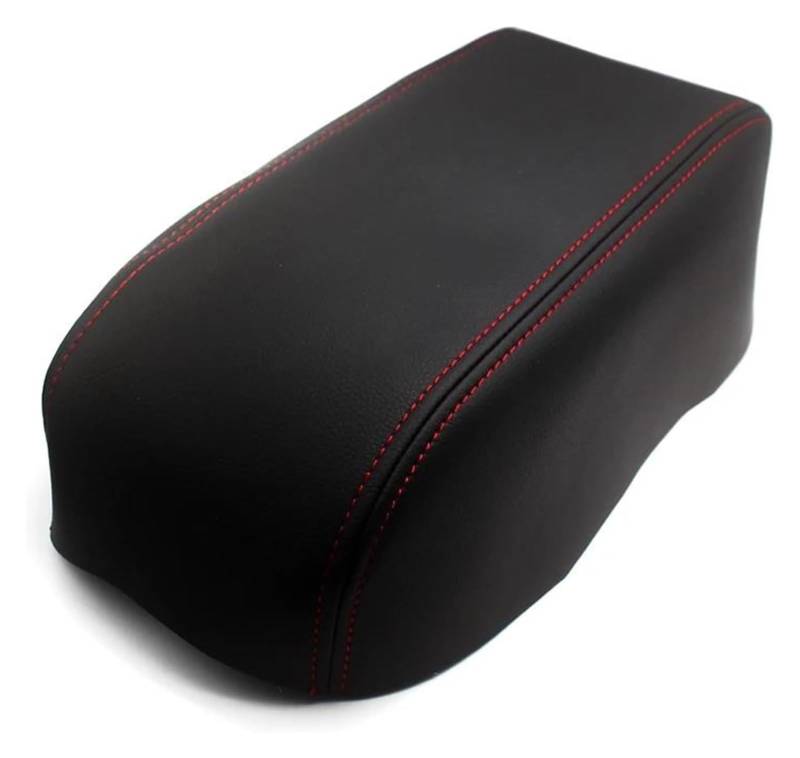 Auto Mittelarmlehne Abdeckung Für Mazda 6 2006-2015 Stilvolle Und rutschfeste Auto-Styling-Mittelarmlehnenkastenabdeckung Mittelkonsole Lederarmlehnenpolsterverkleidung(Black with Red) von GXSAI