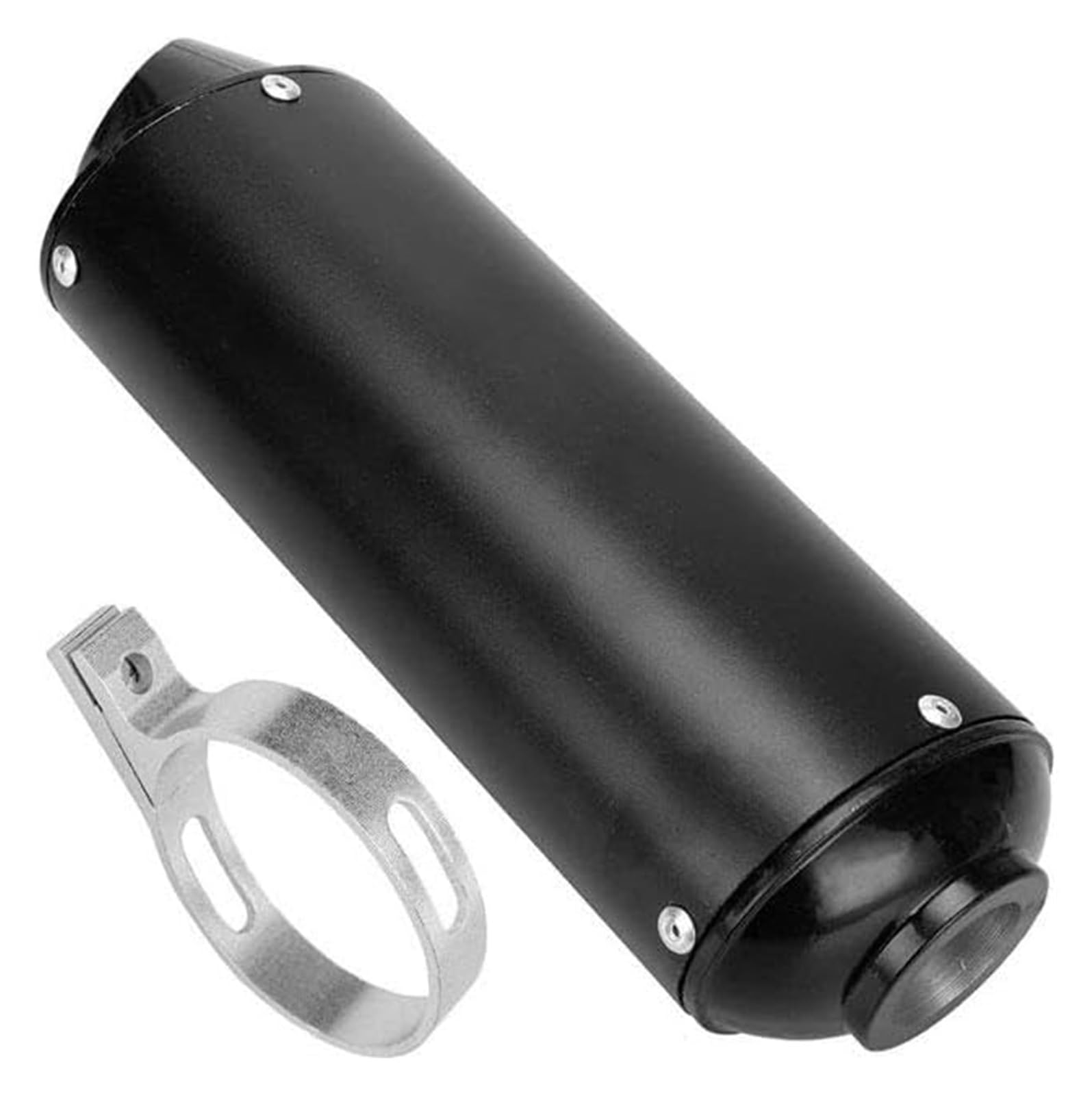 Für Dirt Pitbike Für ATV Motorrad Schalldämpfer Endrohr Auspuff Schalldämpfer 28mm / 32mm / 38mm Auspuffrohr Endabschnitt Schalldämpfersystem Motorrad Auspuff Tube(28mm Black) von GXSAI