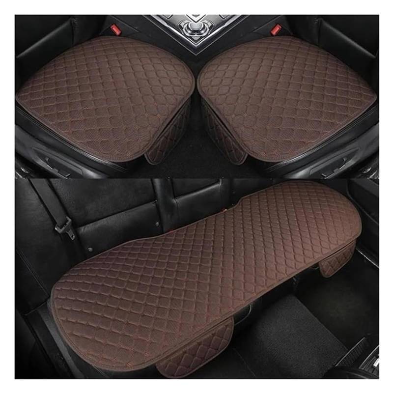 GXSAI Auto Sitz Schonbezug Für B&MW X5 E87 X1 X2 X3 X4 X6 X7 M3 M4 M5 Autositzkissen Autoinnenzubehör Sitzbezug Autokissen(Coffee 5-Seater) von GXSAI