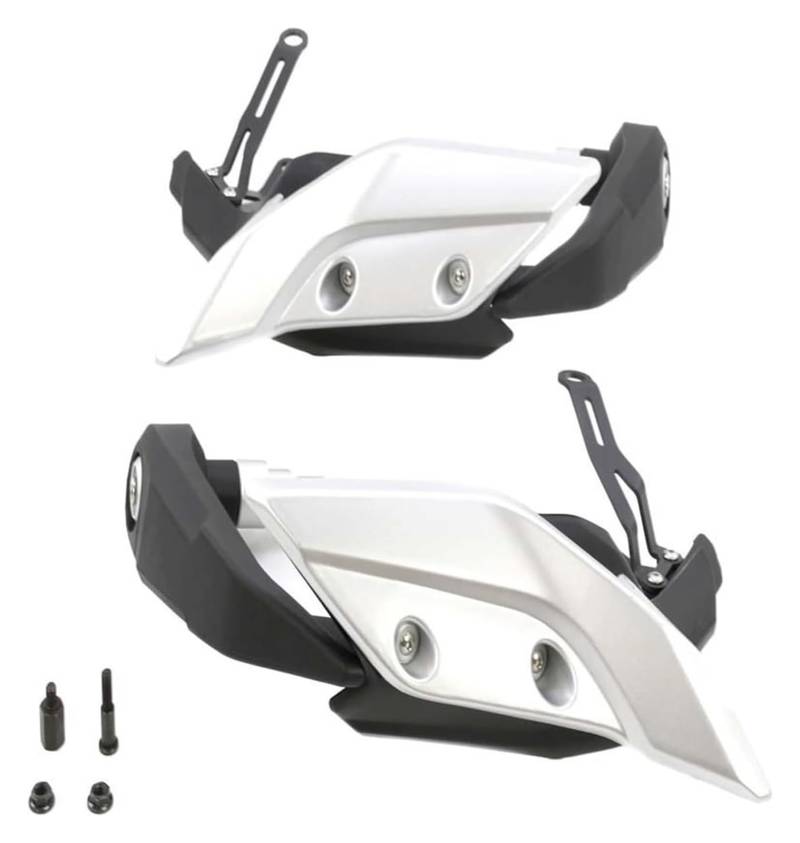 GXSAI Motorrad Handschutz Für Y&amaha MT-09 Für TRACER 2014-2018 Motorradzubehör Handschutz Handschützer Lenkerschützer(Silver Complete) von GXSAI