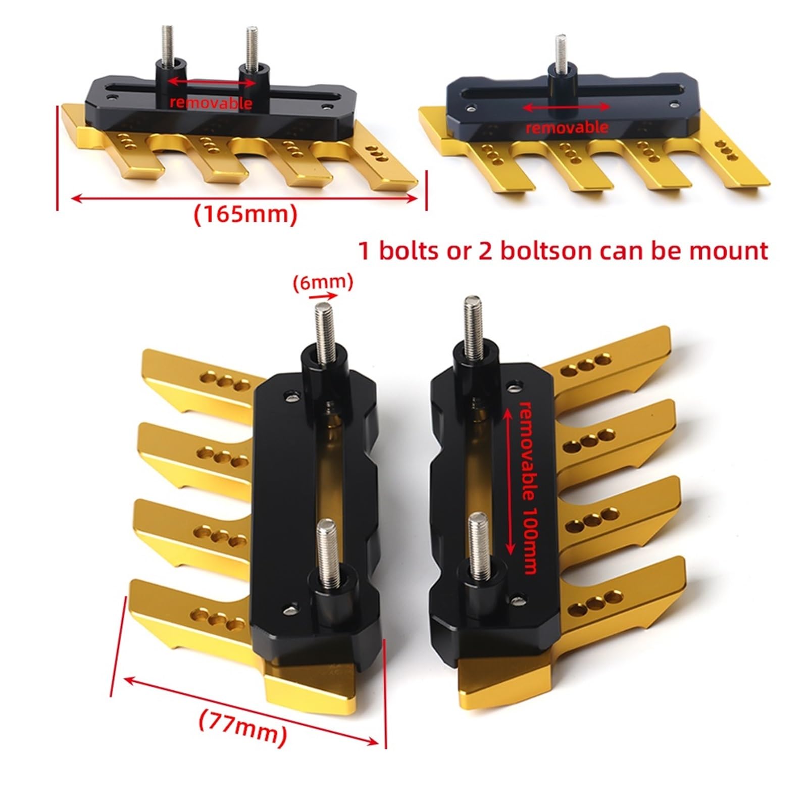 Motorrad Gabel Protector Fender Slider Schutz Kotflügel Zubehör Für Suzuki GSX-S750 GSXS750 Für GSX S750 Motorrad Heckfender Schutzblech(Grün) von GXSAI