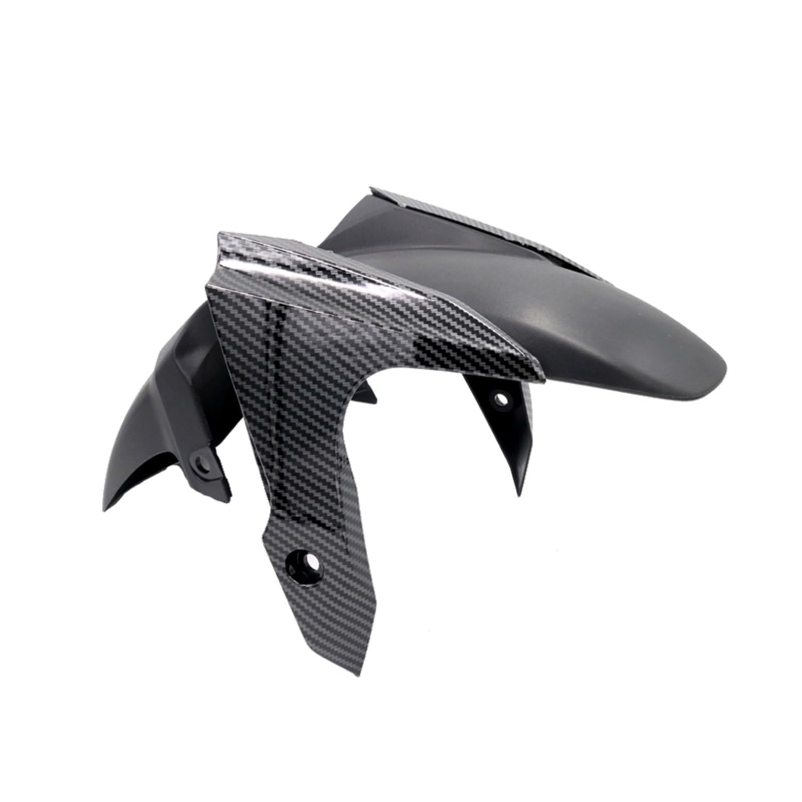 Motorrad Teile Größe Front Fender Splash Abdeckung Schwarz Carbon Löten Für MT-07 MT07 Für Y&AMAH&A Y&AMAH&A MT 07 2014 2015 2016 2017 Motorrad Heckfender Schutzblech(A) von GXSAI