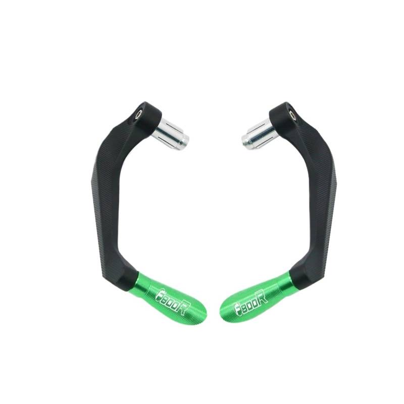 Handprotektoren Motorrad Geeignet Für F800R 7/8 "Universal Griffe Enden Bremse Kupplung Hebel Schutz(Green) von GXTCJDM