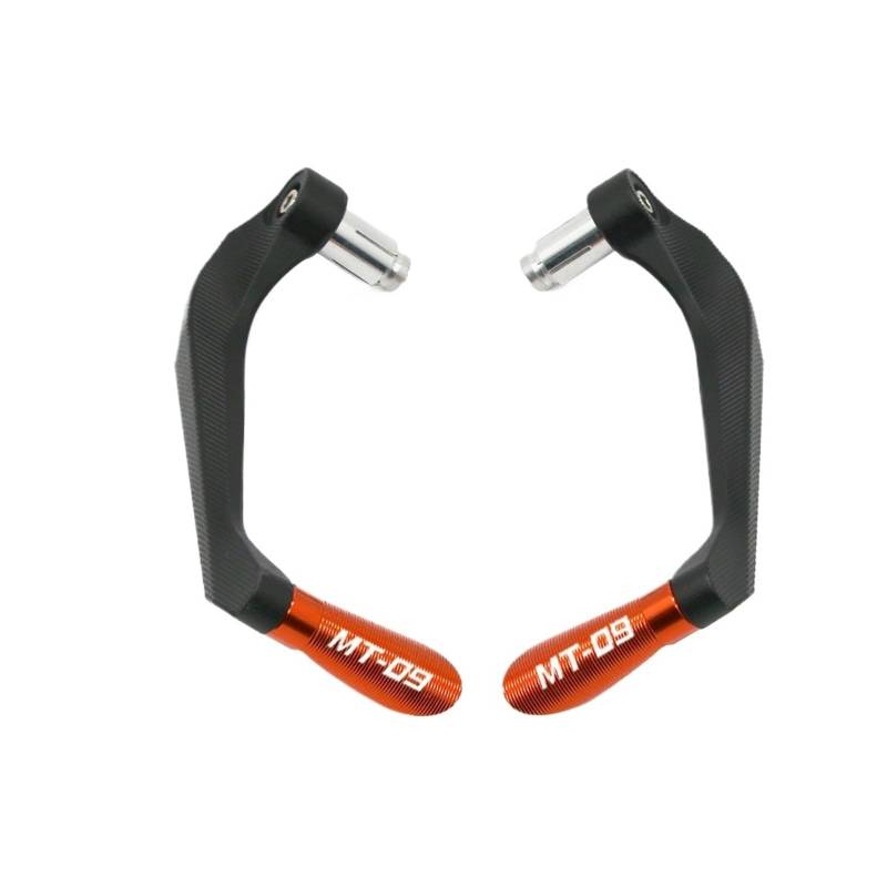 Handprotektoren Motorrad Geeignet Für MT09 Universal Griffe Bremse Kupplung Hebel Schutz(Orange) von GXTCJDM