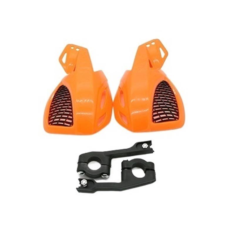 Handprotektoren Motorrad Motocross-Dirtbike Passend Für Die Meisten Serienmäßigen 7/8 Zoll 22 Mm Handprotektoren.(Orange) von GXTCJDM