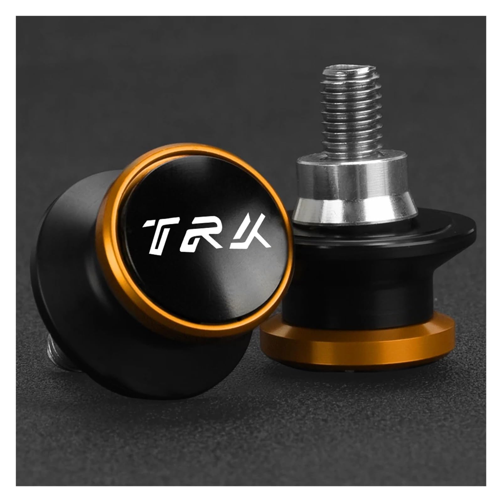 Motorrad Bobbins 6MM Hinterradständerschrauben Passend Für TRK502 TRK502X TRK 702 702X 2023 2022 2024(A M6 orange) von GXTCJDM