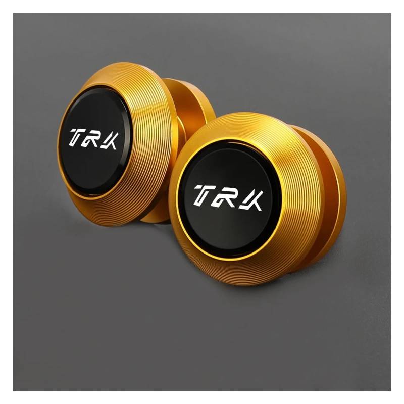 Motorrad Bobbins 6MM Hinterradständerschrauben Passend Für TRK502 TRK502X TRK 702 702X 2023 2022 2024(C M6 Gold) von GXTCJDM