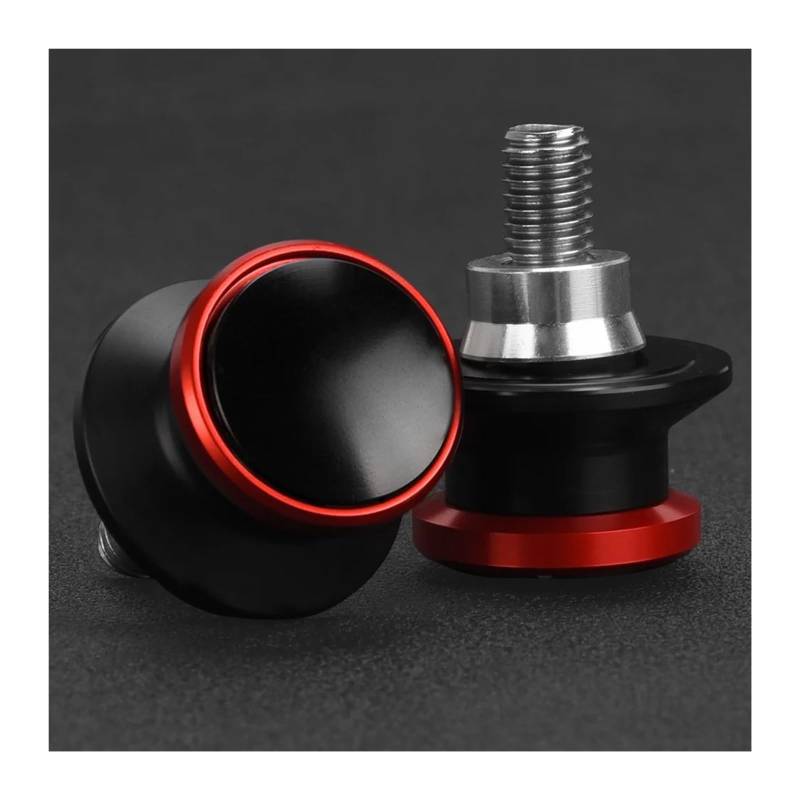 Motorrad Bobbins 8 MM Hinterradständerschrauben Passend Für S1000R 2014-2022(A M8 red) von GXTCJDM