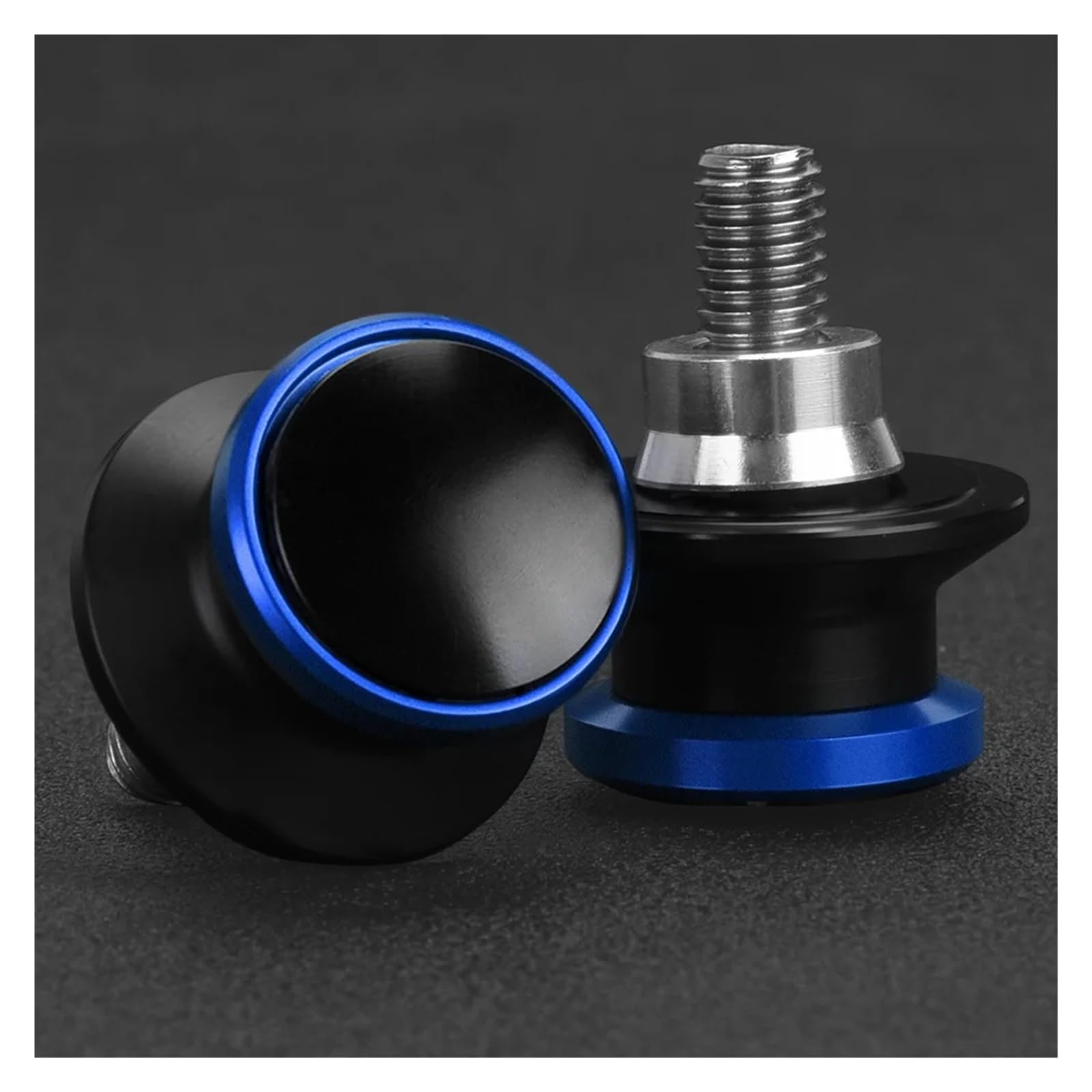 Motorrad Bobbins 8 MM Hinterradständerschrauben Passend für ZX6RR 2000-2004 Zubehör(A M8 Blue) von GXTCJDM