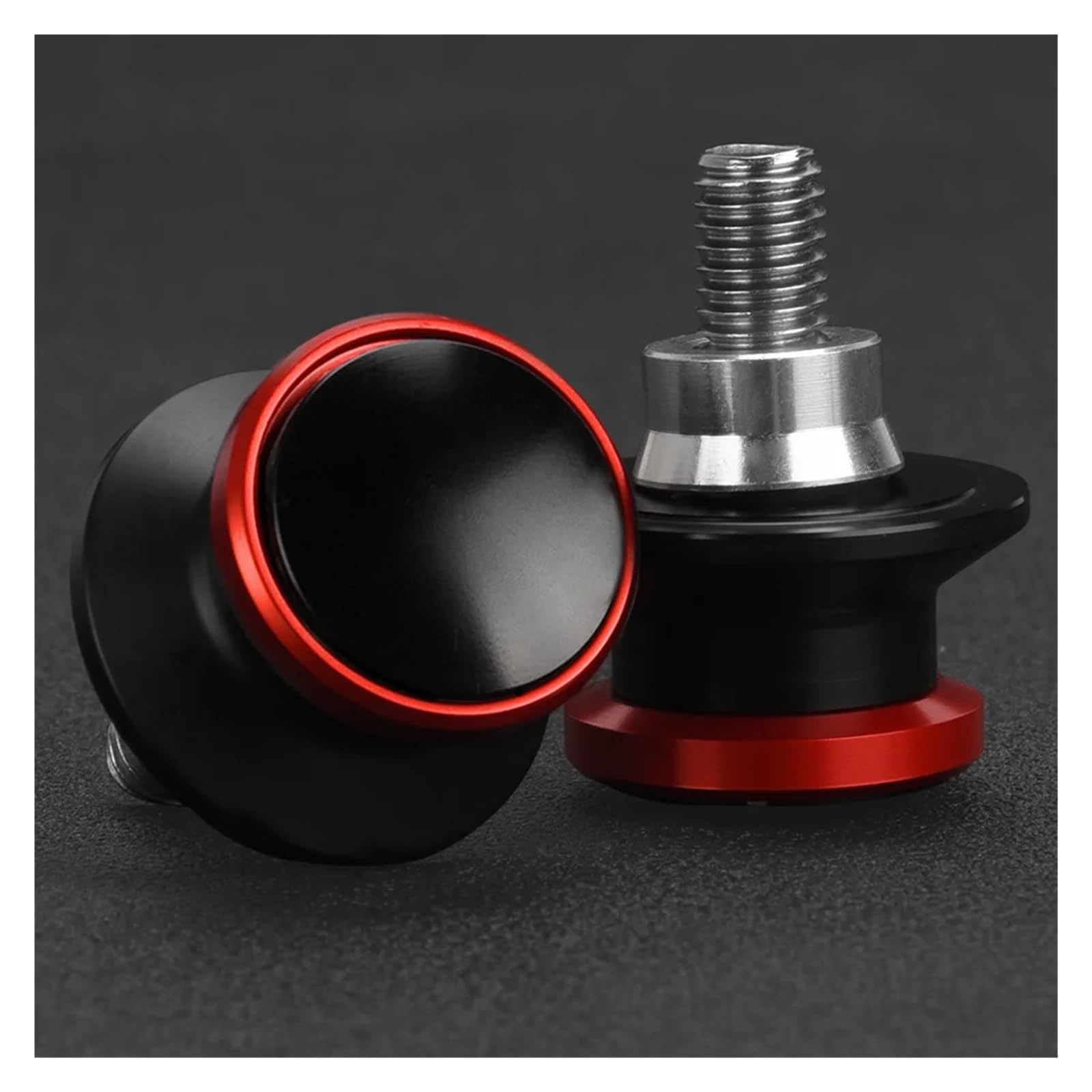 Motorrad Bobbins 8 MM Hinterradständerschrauben Passend für ZX6RR 2000-2004 Zubehör(A M8 red) von GXTCJDM