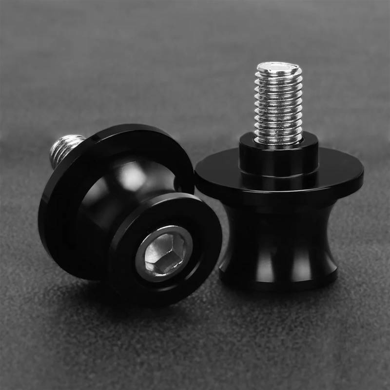 Motorrad Bobbins Hinterer Ständer Schrauben Passend Für VTR1000F VTR1000 FV FW FX FIRESTOM 1997-2005(B M8 Black) von GXTCJDM