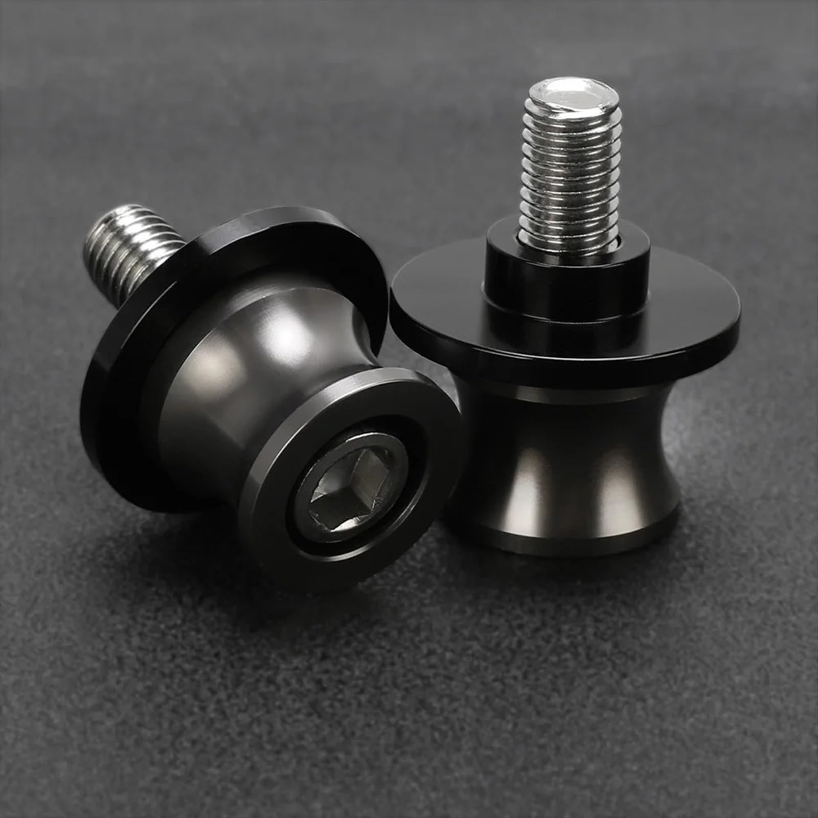 Motorrad Bobbins Hinterer Ständer Schrauben Passend Für VTR1000F VTR1000 FV FW FX FIRESTOM 1997-2005(B M8 Gray) von GXTCJDM