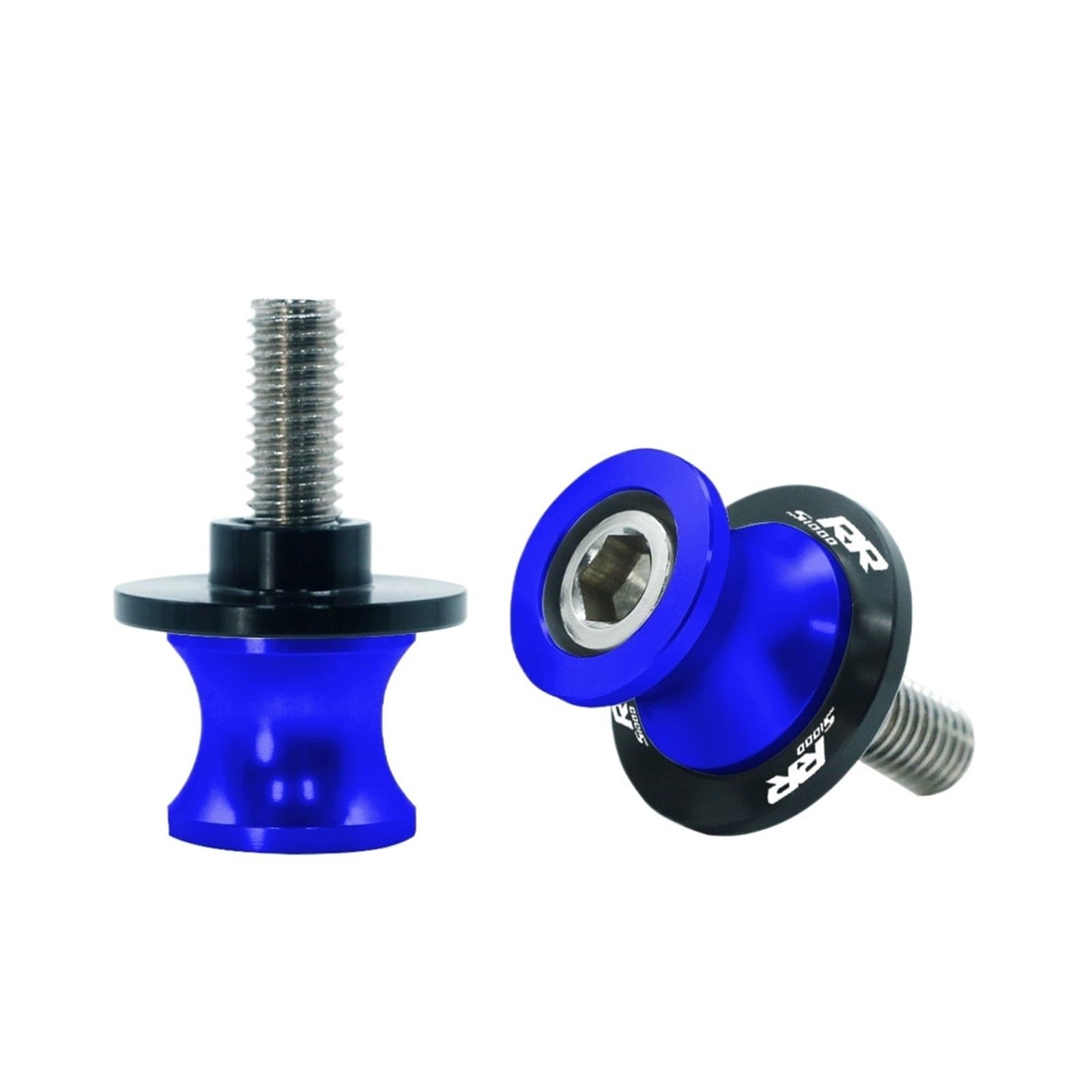 Motorrad Bobbins Passend Für S1000RR HP4 8MM Ständerschraube Paddock(Blau) von GXTCJDM