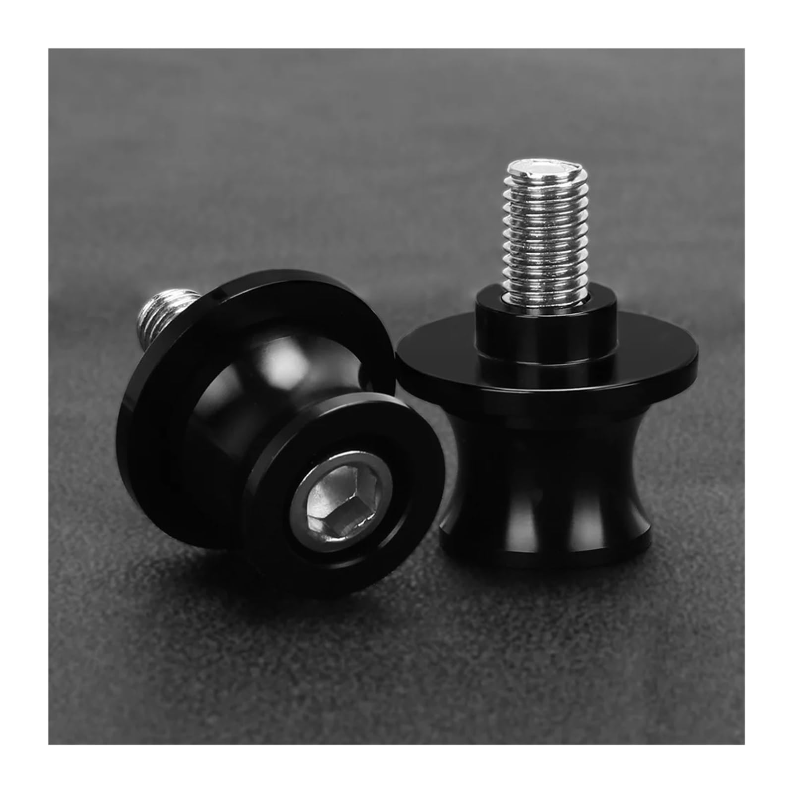 Motorrad Bobbins Passend Für Z900RS Z900rs Café Performance 2018-2020 8 MM Hinterradständerschrauben Zubehör(B M8 Black) von GXTCJDM