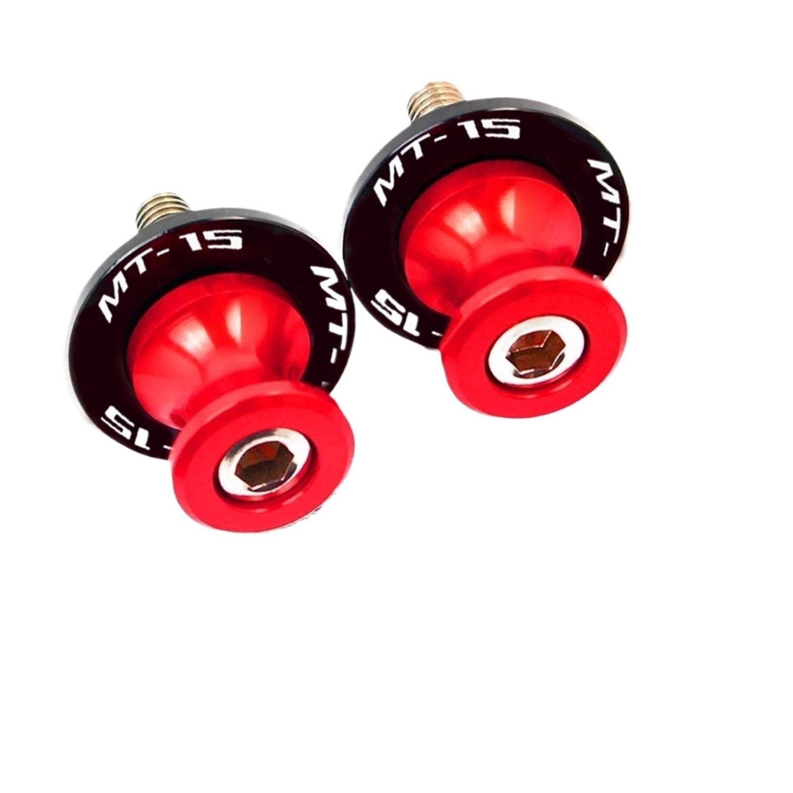 Motorrad Bobbins Ständer 8mm Schrauben Passend Für MT-15 MT15 2018-2020 Zubehör(Red) von GXTCJDM