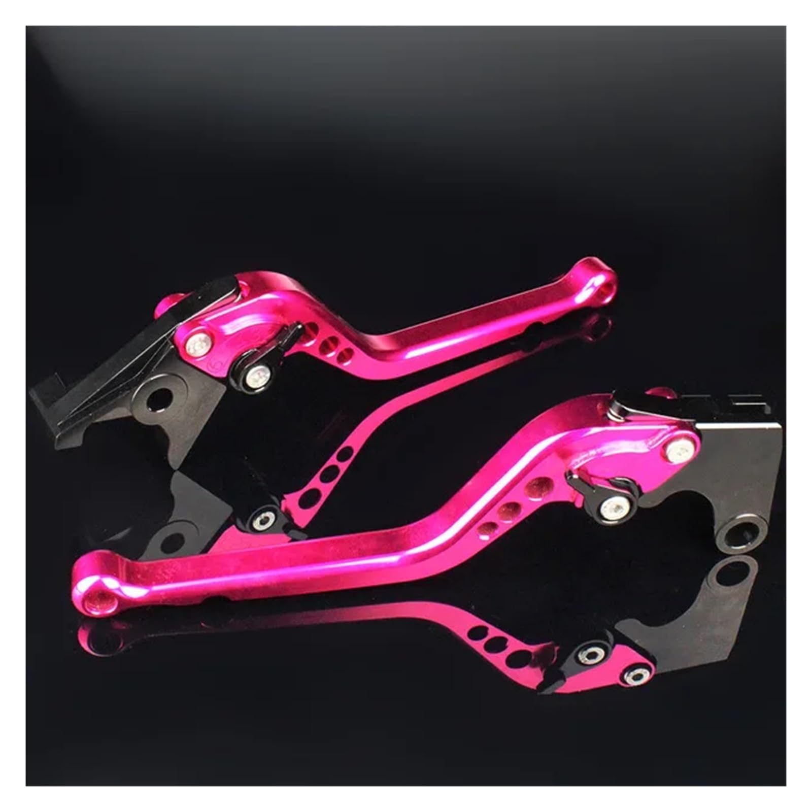 Motorrad Bremse Kupplung Einstellbar Geeignet Für TTR125 L/LE/LW 2000-2016 Griff Zubehör(Long pink) von GXTCJDM