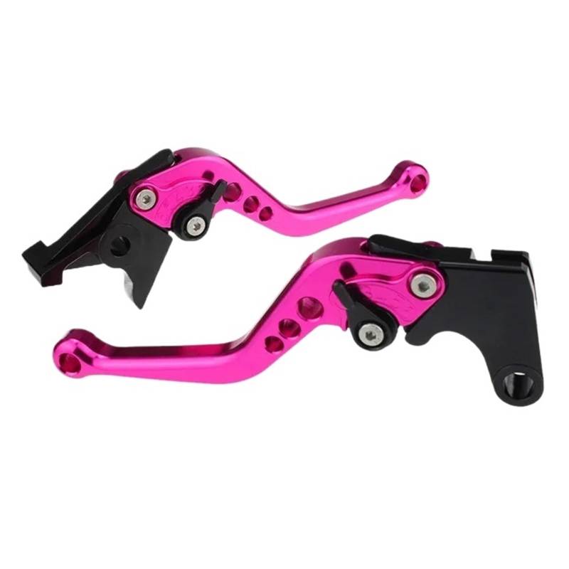 Motorrad Bremse Kupplung Geeignet Für CB300R CB 300R 2019 Einstellbarer Griff Zubehör(Short pink) von GXTCJDM