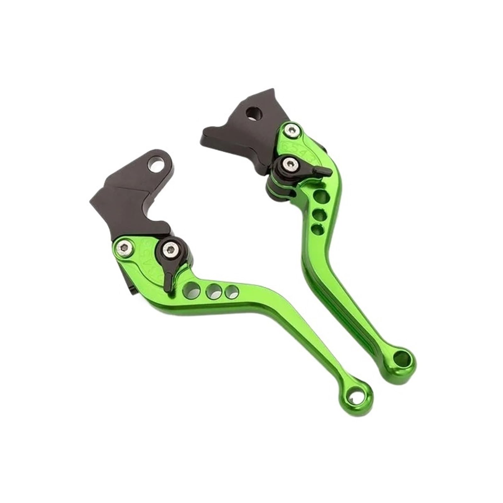 Motorrad Bremse Kupplung Geeignet Für YZF R1 YZFR1 2004-2008 2005 Einstellbare Griff Zubehör(Short Green) von GXTCJDM