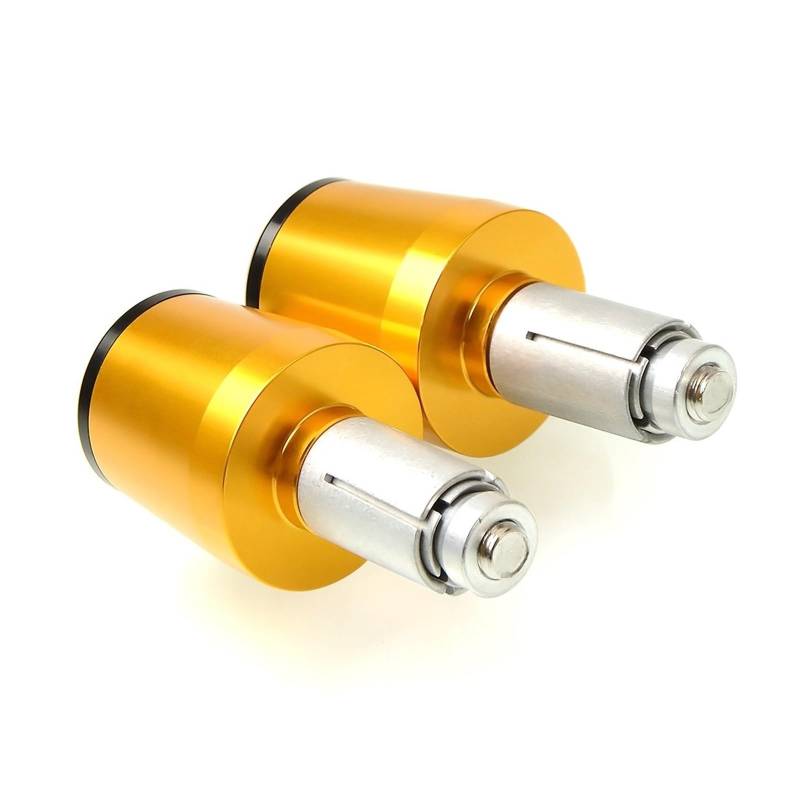 Motorrad Lenkergewichte 22 MM Griffe Lenkerkappe Endstopfen Passend Für MT(Gold) von GXTCJDM