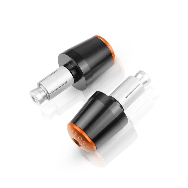 Motorrad Lenkergewichte 22 MM Lenkergriffe Endkappenabdeckung Passend Für DL1000 DL250 Vstrom 2012-2018(Orange) von GXTCJDM