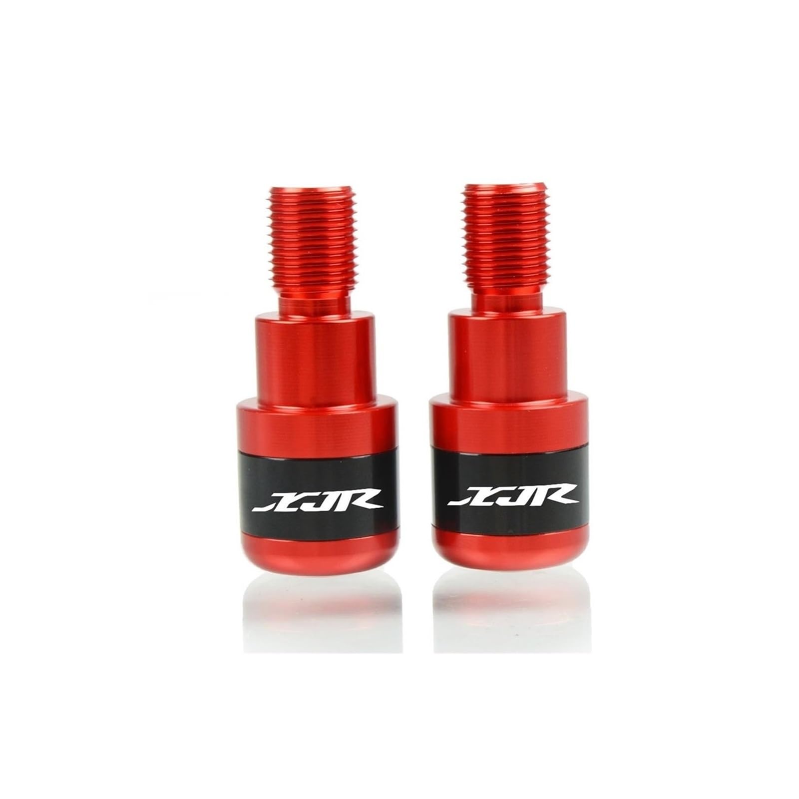 Motorrad Lenkergewichte 7/8 ''22 MM Griffe Griffe Bar Grip Enden Kappe Stecker Geeignet Für XJR1300 1200(Red) von GXTCJDM