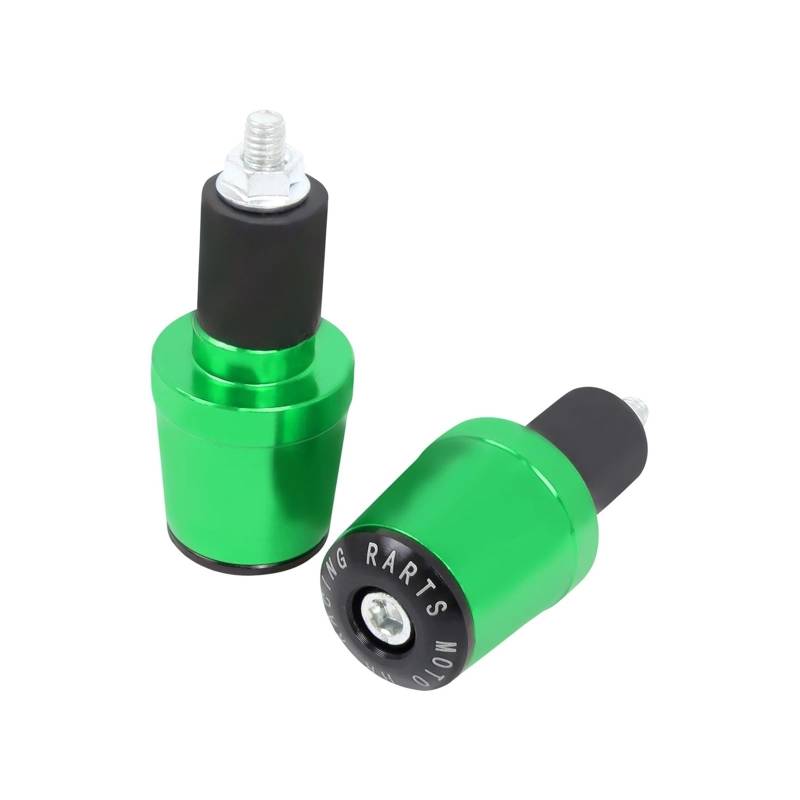 Motorrad Lenkergewichte Geeignet Für CBR 600 900 954 RR 1000 1100 7/8 "22 MM Motorrad Lenker Griffe End Kappe Stecker(Green) von GXTCJDM